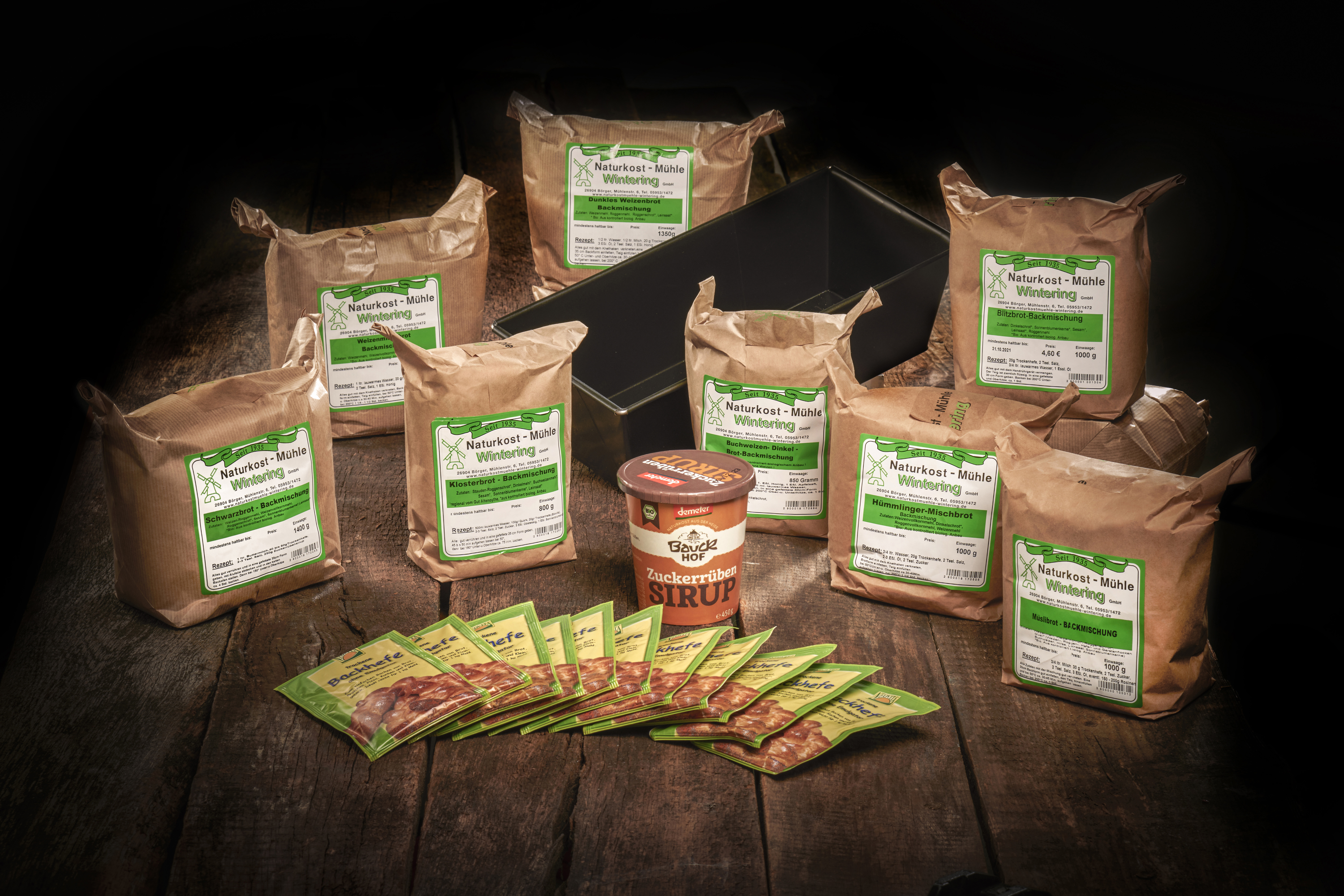 „Einmal alle bitte plus Backform“